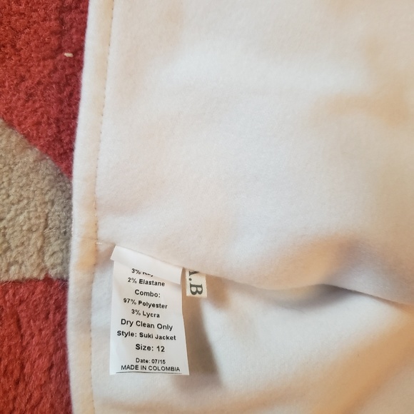 A. Bird Suki Reversible Jacket - Peach and Cream - Picture 3 of 3